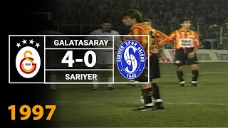 Nostalji Maçlar  19961997 Sezonu Galatasaray 4  0 Sarıyer [upl. by Mochun]