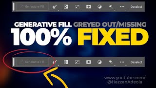 Photoshop Generative Fill Greyed Out Or Missing 100 FIXED [upl. by Xever89]