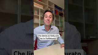 ⁉️CHE LIMITE DI FATTURATO C’È NEL REGIME FORFETTARIO [upl. by Lysander]