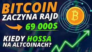 BITCOIN wraca na 69K  Kiedy hossa na altcoinach Jak rozgrywam rynek [upl. by Airretnahs]