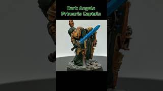 Dark Angels Space Marine Primaris Captain 3D Stills  Warhammer 40K [upl. by Jobey607]