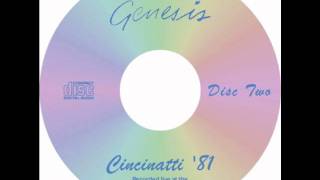 Genesis  Dance On A VolcanoDrum DuetLos Endos Live in Cincinnati 1981 [upl. by Laveen294]