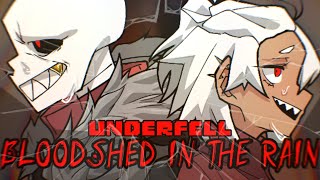 Underfell Neutral Run  Bloodshed In The Rain Cover [upl. by Eoz]