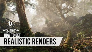 How to make realistic renders in Unreal Engine 5 [upl. by Eliathas]