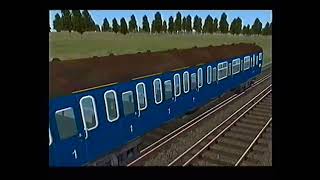 Microsoft Train Simulator Making Tracks London and Southeast British Rail Class 423 4 Vep [upl. by Amanda648]