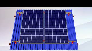 Solar PV Panel Mounting on Asbestos Roof [upl. by Kcirdahc]