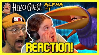 FGTeeV HELLO NEIGHBOR Alpha 1 Roblox New CROW GAME  Reaction [upl. by Korwun85]