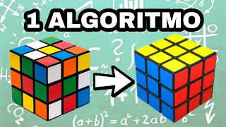 Resolver Cubo Rubik 3x3 ¡CON UN ALGORITMO Tutorial para Novatos o Principiantes  Español [upl. by Asle]