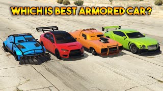 GTA 5 ONLINE  KURUMA VS PARAGON R VS DUKE O DEATH VS ZR 380 WHICH IS BEST ARMORED CAR [upl. by Deanne]