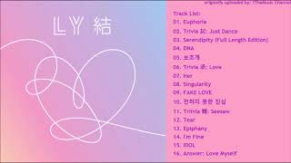 FULL ALBUM BTS 방탄소년단  LOVE YOURSELF 結 Answer [upl. by Tad]