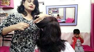 U shape cut with layers short hair cut seema jaitly💇💇 [upl. by Kola]