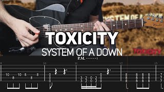 System Of A Down  Toxicity Guitar lesson with TAB [upl. by Anauqaj]