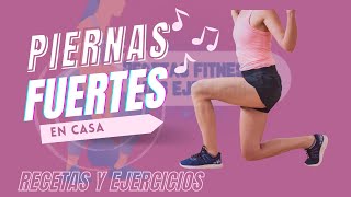 Piernas fuertes en casa o gym🏋️‍♀️ejercicioencasa bajardepesorapido ejercicioencasa dietasana [upl. by Emelita]