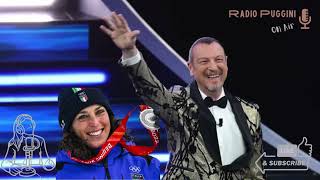 Federica Brignone a Sanremo 2024 Radio PugginiOnAir [upl. by Andert263]