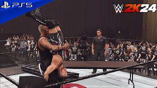 WWE 2K24  Rob Van Dam vs The Sandman Extreme Rules Match At ECW One Night Stand [upl. by Dnalwor]