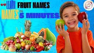 20 Fruits Names in English and Hindi With Sentences l Learn Everyday New l Little Curious Minds [upl. by Ibbor]