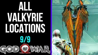 God of War  All Valkyrie Locations Valkyrie 99 [upl. by Esirehc]