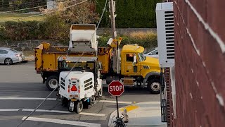 New Rochelle DPW street sweeper [upl. by Atterg]