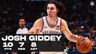 JOSH GIDDEY DROPS 10PTS vs 76ERS FULL HIGHLIGHTS [upl. by Eceinahs]