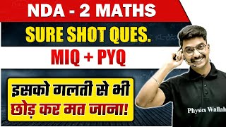 Maths Marathon For NDA2 2023 Exam  One Shot Revision 🔥🔥 [upl. by Egoreg456]