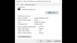 COMMENT BOOSTER SA MEMOIRE VIDEO DEDIEE INTEL JUSQUA 4GB [upl. by Nairam]