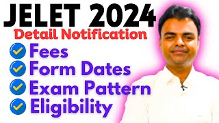 JELET 2024 Syllabus Exam Pattern Fees Jadavpur BTech Admission After Diploma in Hindi [upl. by Engeddi]