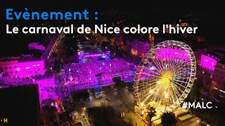 Evènement  le carnaval de Nice colore lhiver [upl. by Stavro5]