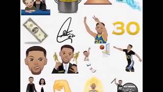 Stephen Curry Stickers for WhatsApp WAStickerApp StephMoji Android App [upl. by Eniak]