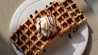 Classic Waffles recipe 🧇belgian waffles recipeBreakfast recipeswaffles shorts waffle waffles [upl. by Immot]