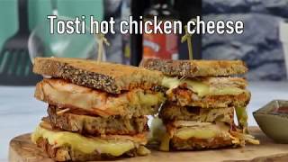 Tosti hot chicken cheese [upl. by Vilma]