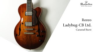 Blue Guitars  Rozeo  LadybugCB Ltd  Caramel Burst Lacquer [upl. by Johnna]