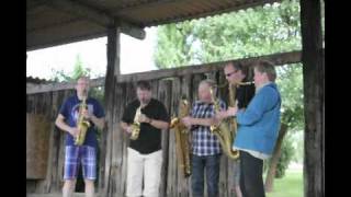 Quintessence Saxophone Quintet plays quotFuge in dmollquot by JSBach Practice for TIM [upl. by Enela]