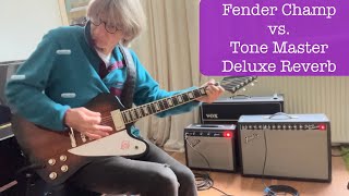 Louder Champ vs Tone Master Deluxe Reverb [upl. by Unders]