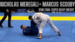 Semi Final Nicholas Meregali vs Marcus Scooby Ribeiro Super Pesado Brasileiro de Jiu Jitsu 2022 [upl. by Sharpe337]