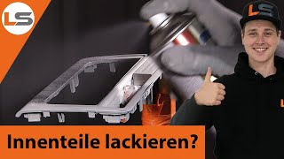 Interieur vom Auto einfach mit Spraydose lackieren  LACKSTORE [upl. by Nicolella131]