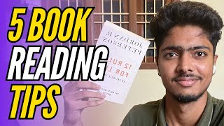 5 Tips to Read More Books  Tamil [upl. by Meave]