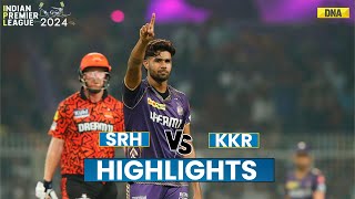 KKR VS SRH Highlights Andre Russell Harshit Rana Shines As KKR Beat SRH By 4 Runs I IPL 2024 [upl. by Aihsram]