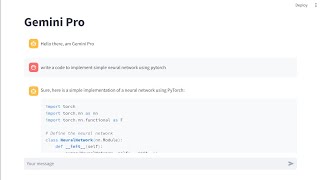 Gemini Pro Chatbot using Langchain  Langchain Chatbot  python  Streamlit [upl. by Dollie]