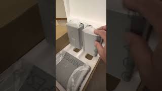 Samsung wireless rear speaker kit SWA9100S unboxing [upl. by Assillem]