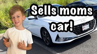 Kid sells moms car Buys new one [upl. by Ecitnirp]