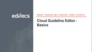 Edifecs Repository Guideline Editor Basics HIPAA [upl. by Eillat]