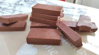 Ciocolata de casa cu lapte condensat in doar 5 minute  Easy Chocolate Fudge [upl. by Kassi]