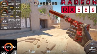 Counter Strike 2  RX 580 8GB  Ryzen 3 1200 [upl. by Demetrius468]