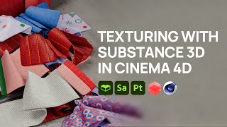 Texturing with Substance 3D in Cinema 4D [upl. by Charles504]