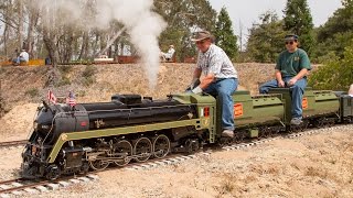 Firing up and running the Canadian National 6060 482 live steam locomotive [upl. by Boni]