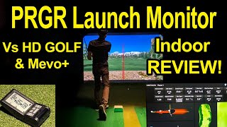 PRGR Launch Monitor  Review vs Flightscope Mevo amp HD Golf [upl. by Colver659]