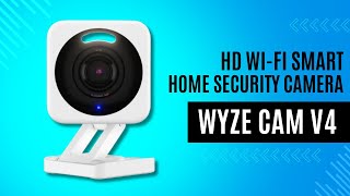 Wyze Cam v4 2K HD WiFi Smart Home Security Camera  UNBOXING amp REVIEW [upl. by Narak970]