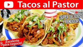 TACOS AL PASTOR  Vicky Receta Facil [upl. by Kass]