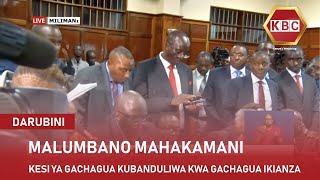 Malumbano mahakamani huku kesi ya kubanduliwa kwa Gachagua ikianza [upl. by Eteragram]