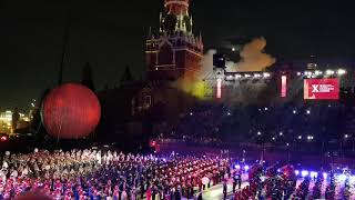 1812 overture live at red square Moscow with cannons [upl. by Koorb209]